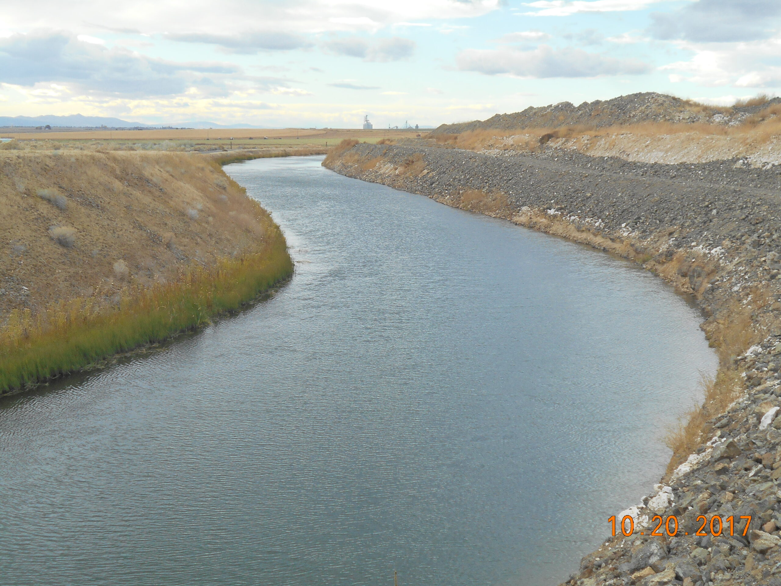 canal full of water in the East Basin